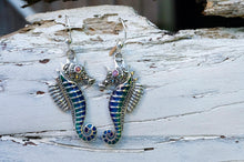 Load image into Gallery viewer, Tribal Seahorse Earrings
