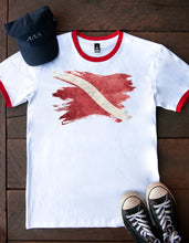 Load image into Gallery viewer, Dive Flag Ringer Tee
