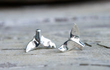 Load image into Gallery viewer, Whale Tail Stud Earrings
